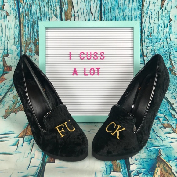 SALE! YRU Posch FU CK Heels! Brand New! YASSSSS - Picture 3 of 6